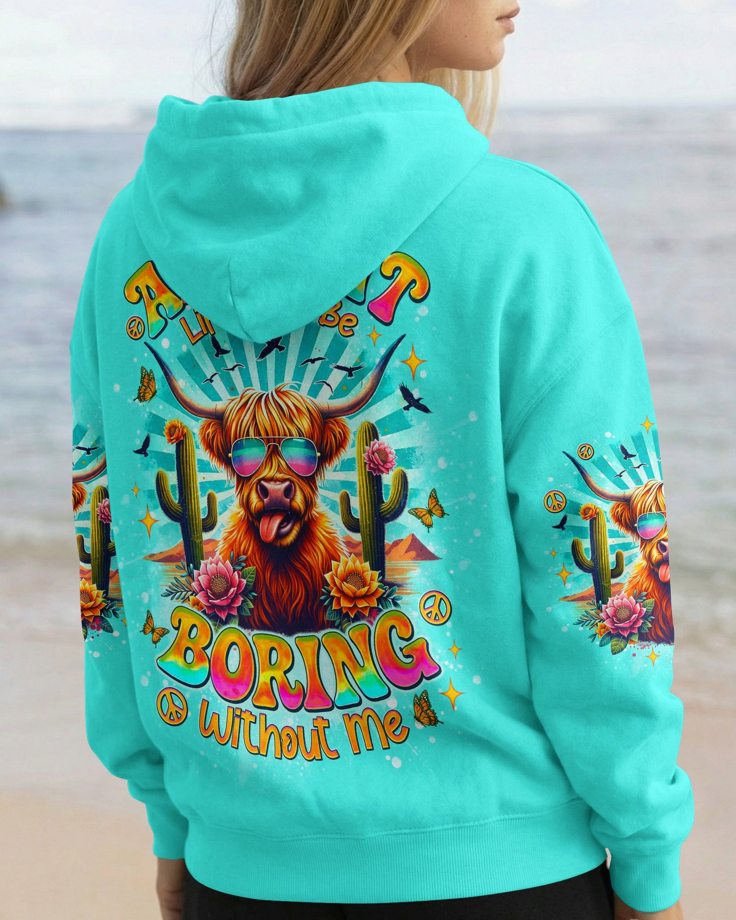 ADMIT IT LIFE WOULD BE BORING COW ALL OVER PRINT   - TLNO0904261