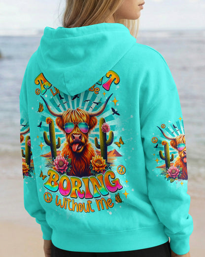 ADMIT IT LIFE WOULD BE BORING COW ALL OVER PRINT   - TLNO0904261