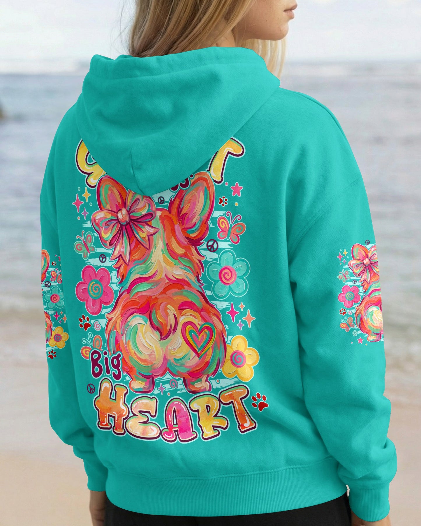 SHORT LEGS BIG HEART CORGI DOG ALL OVER PRINT - TYPQ2105262