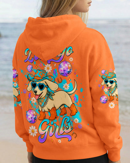 LET'S GO GIRLS DACHSHUND DOG ALL OVER PRINT - TLTW1806265