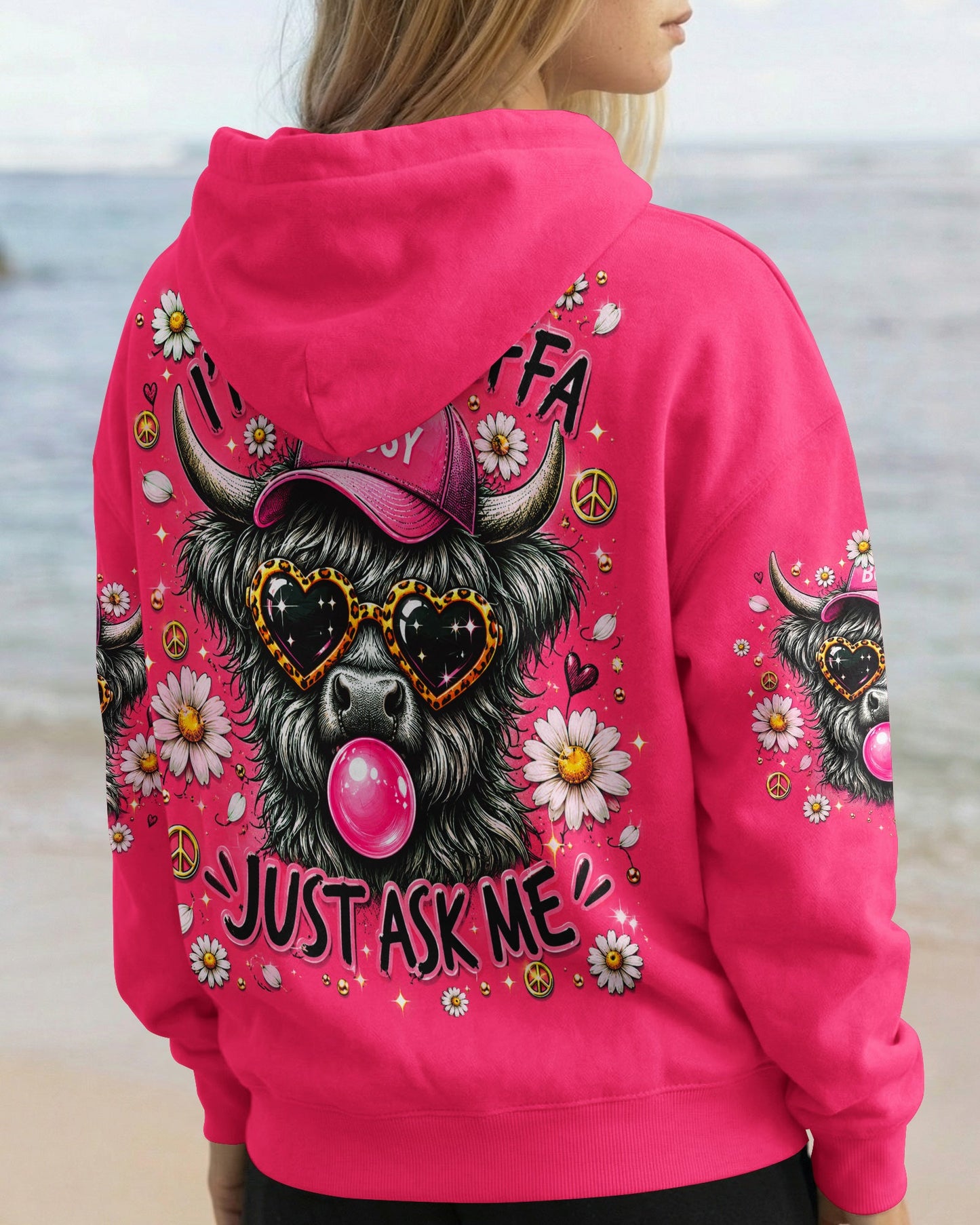 I’M HEAD HEFFA JUST ASK ME COW ALL OVER PRINT  - TLNO2505261