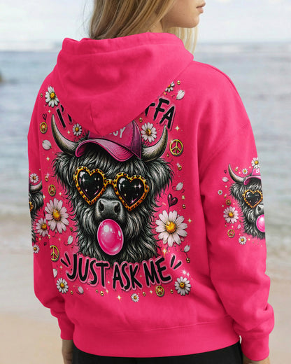 I’M HEAD HEFFA JUST ASK ME COW ALL OVER PRINT  - TLNO2505261