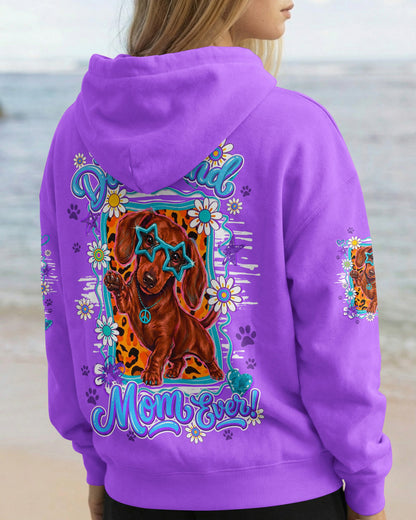 BEST DACHSHUND MOM DOG EVER ALL OVER PRINT - TY1805261