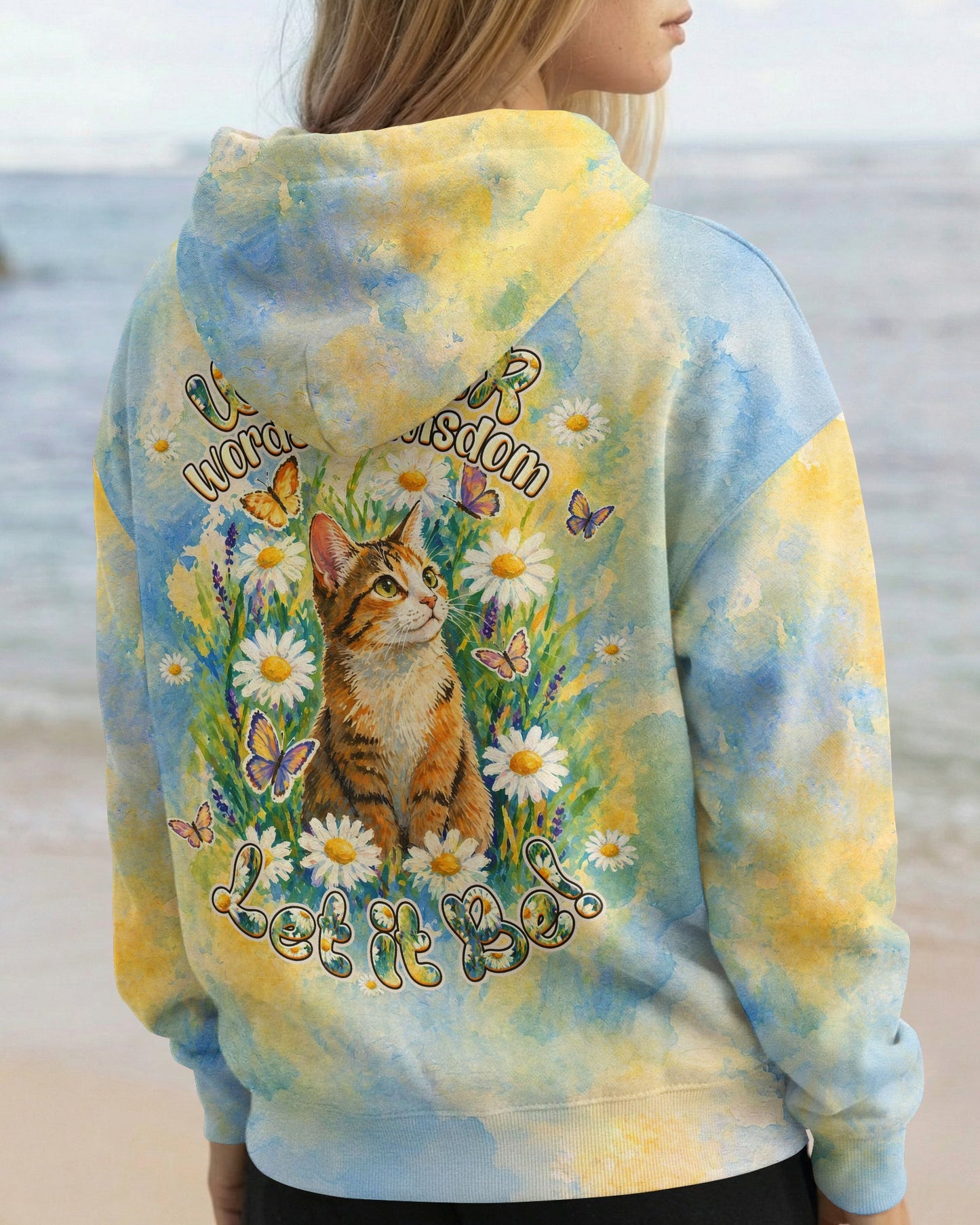 WHISPER WORDS OF WISDOM LET IT BE CAT ALL OVER PRINT   - TLHG2404261