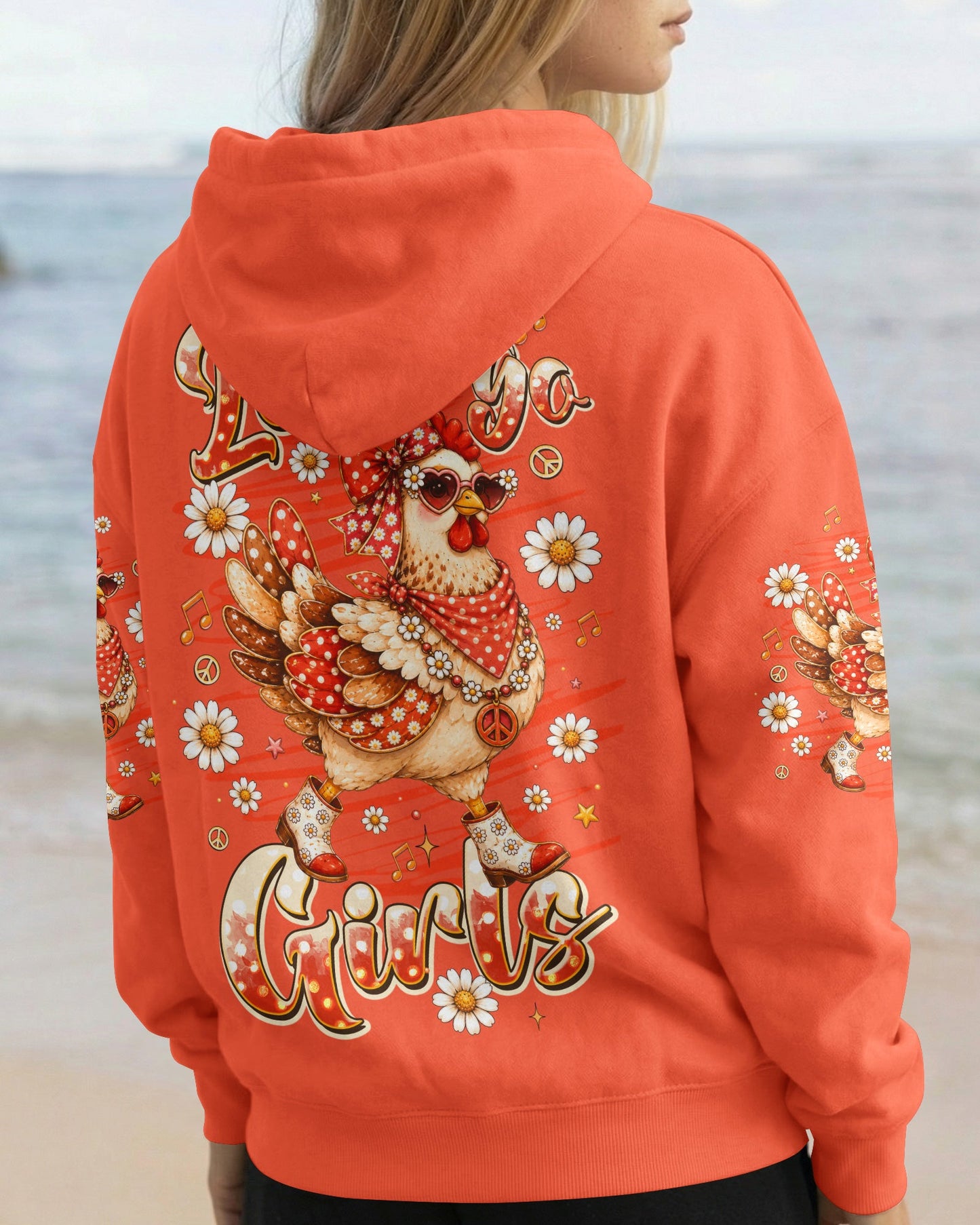 LET'S GO GIRLS HEN CHICKEN ALL OVER PRINT - TLTW2606261