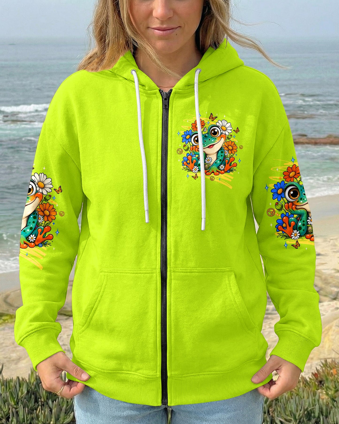 JUST BREATHE FROG ALL OVER PRINT - TLTW1906264