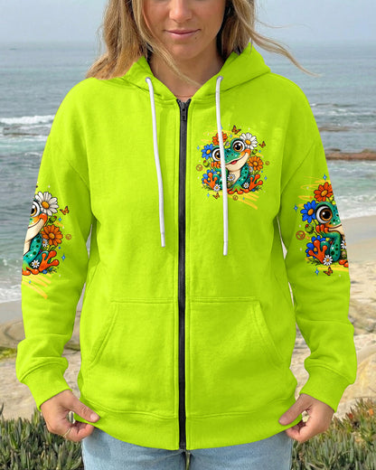 JUST BREATHE FROG ALL OVER PRINT - TLTW1906264