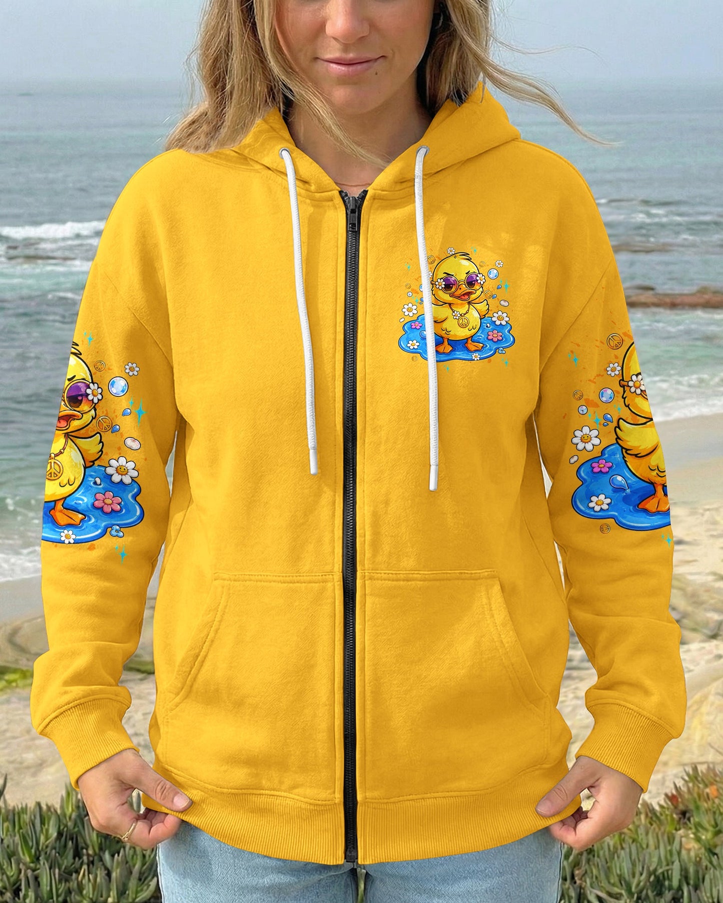 APPARENTLY I HAVE AN ATTITUDE WHO KNEW DUCK ALL OVER PRINT - TLTW2105263