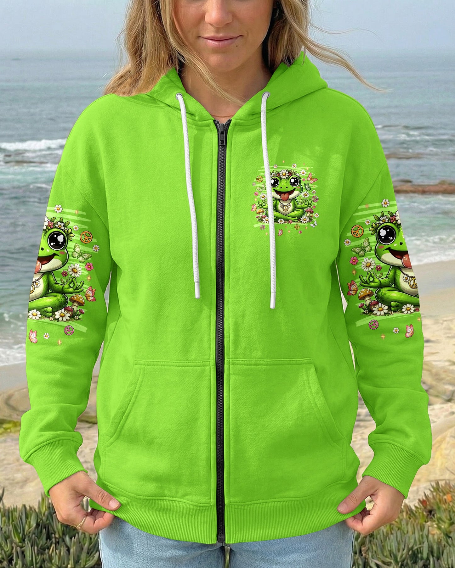 JUST BREATHE FROG  ALL OVER PRINT - TLNT2906261