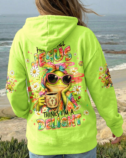 FIRST OF ALL JESUS THINKS FROG ALL OVER PRINT  - TLHG0107261
