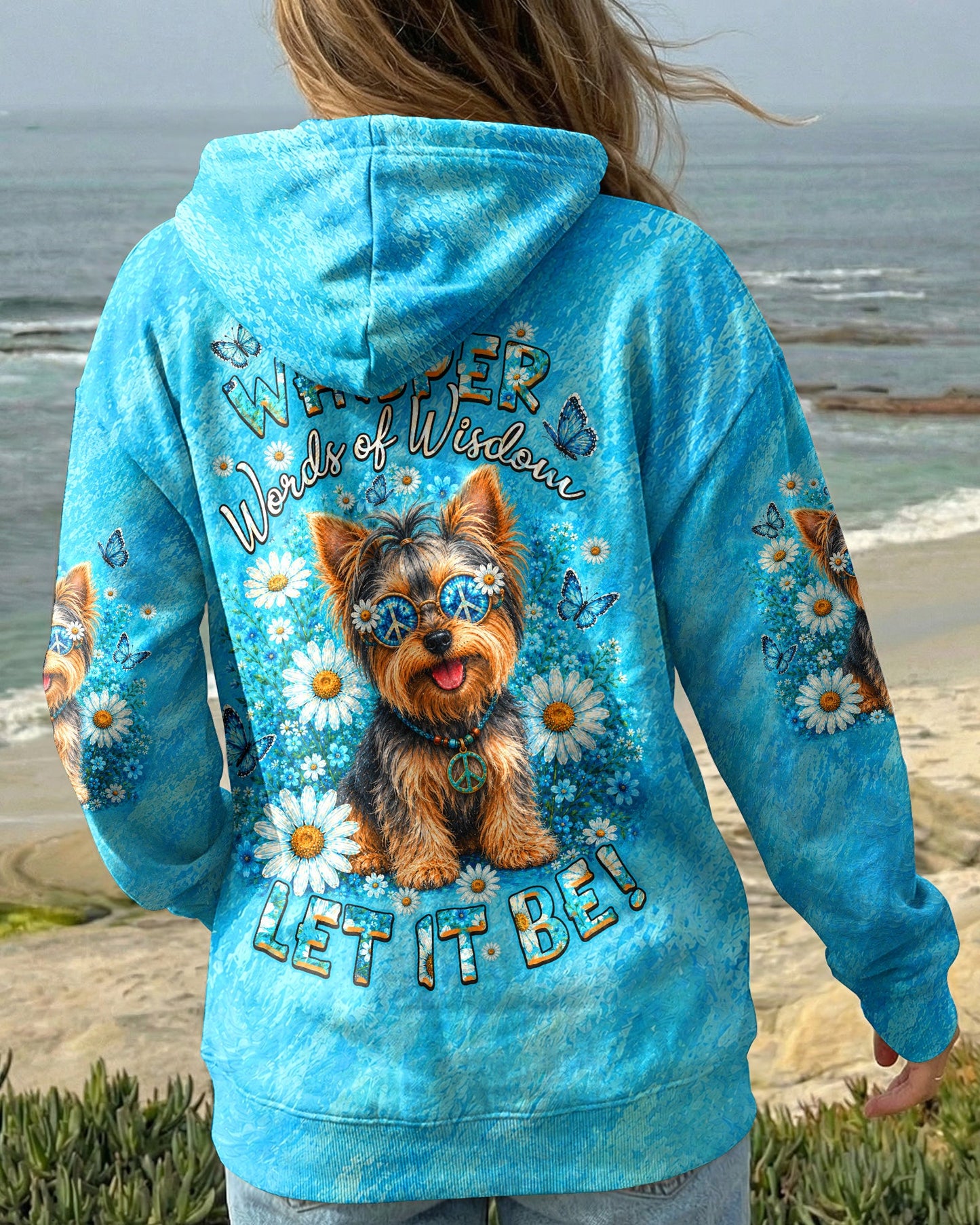 WHISPER WORDS OF WISDOM LET IT BE YORKIE DOG  ALL OVER PRINT - TLHN1405261