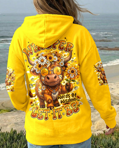 WHISPER WORDS OF WISDOM LET IT BE COW ALL OVER PRINT - TYPQ0906262