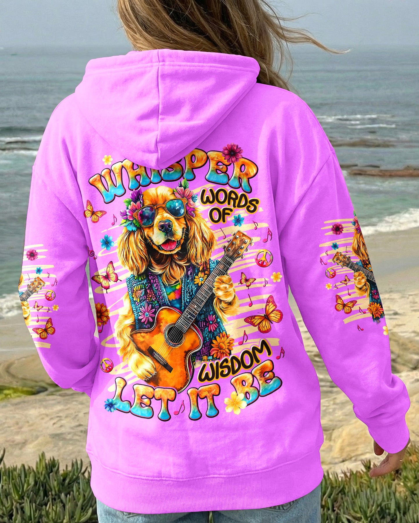 WHISPER WORDS OF WISDOM LET IT BE COCKER SPANIEL DOG ALL OVER PRINT  - TLNT2105263