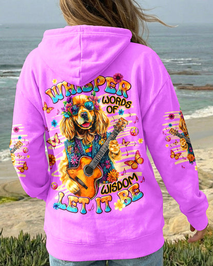 WHISPER WORDS OF WISDOM LET IT BE COCKER SPANIEL DOG ALL OVER PRINT  - TLNT2105263