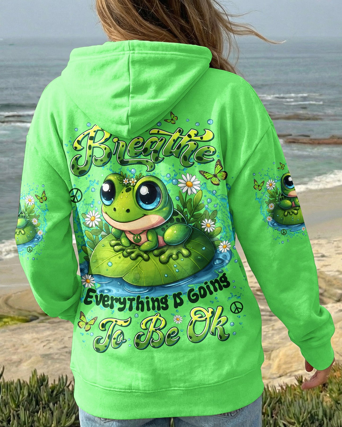 JUST BREATHE FROG ALL OVER PRINT - TYLN2705262