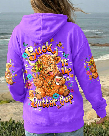 SUCK IT UP BUTTERCUP COW  ALL OVER PRINT   - TLHN0806265
