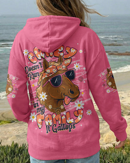 CRAZY DOESN'T RUN HORSE ALL OVER PRINT  - TLHG1506262