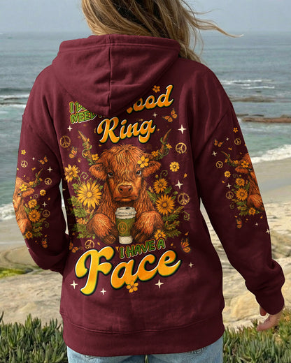 I DON'T NEED A MOOD RING COW ALL OVER PRINT - TLNT2805261