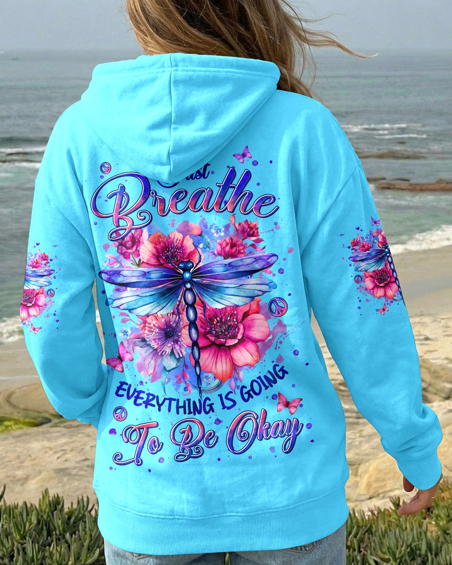 JUST BREATHE DRAGONFLY ALL OVER PRINT - TYLN0306263