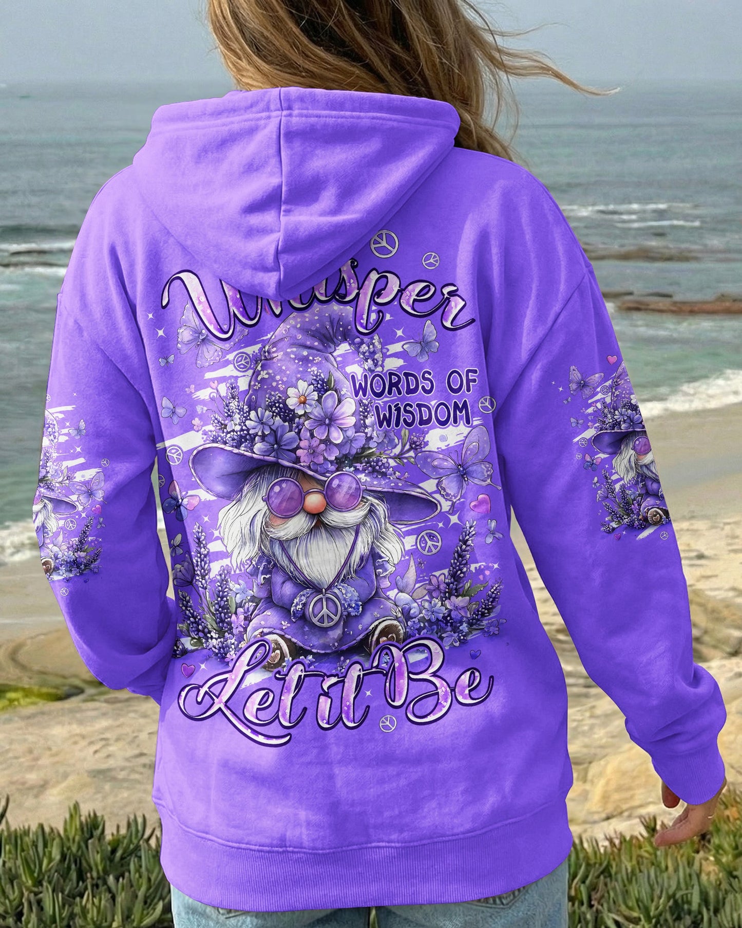 WHISPER WORDS OF WISDOM LET IT BE GNOME ALL OVER PRINT - TYPQ2406263