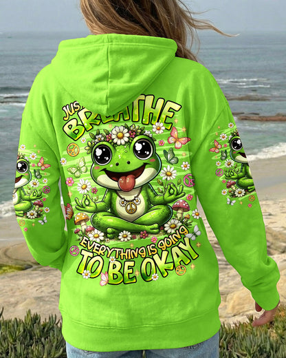 JUST BREATHE FROG  ALL OVER PRINT - TLNT2906261