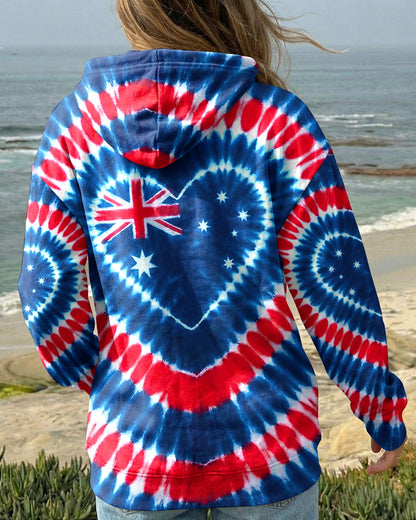 AUSTRALIA FLAG HEART ALL OVER PRINT - TYPQ1106263