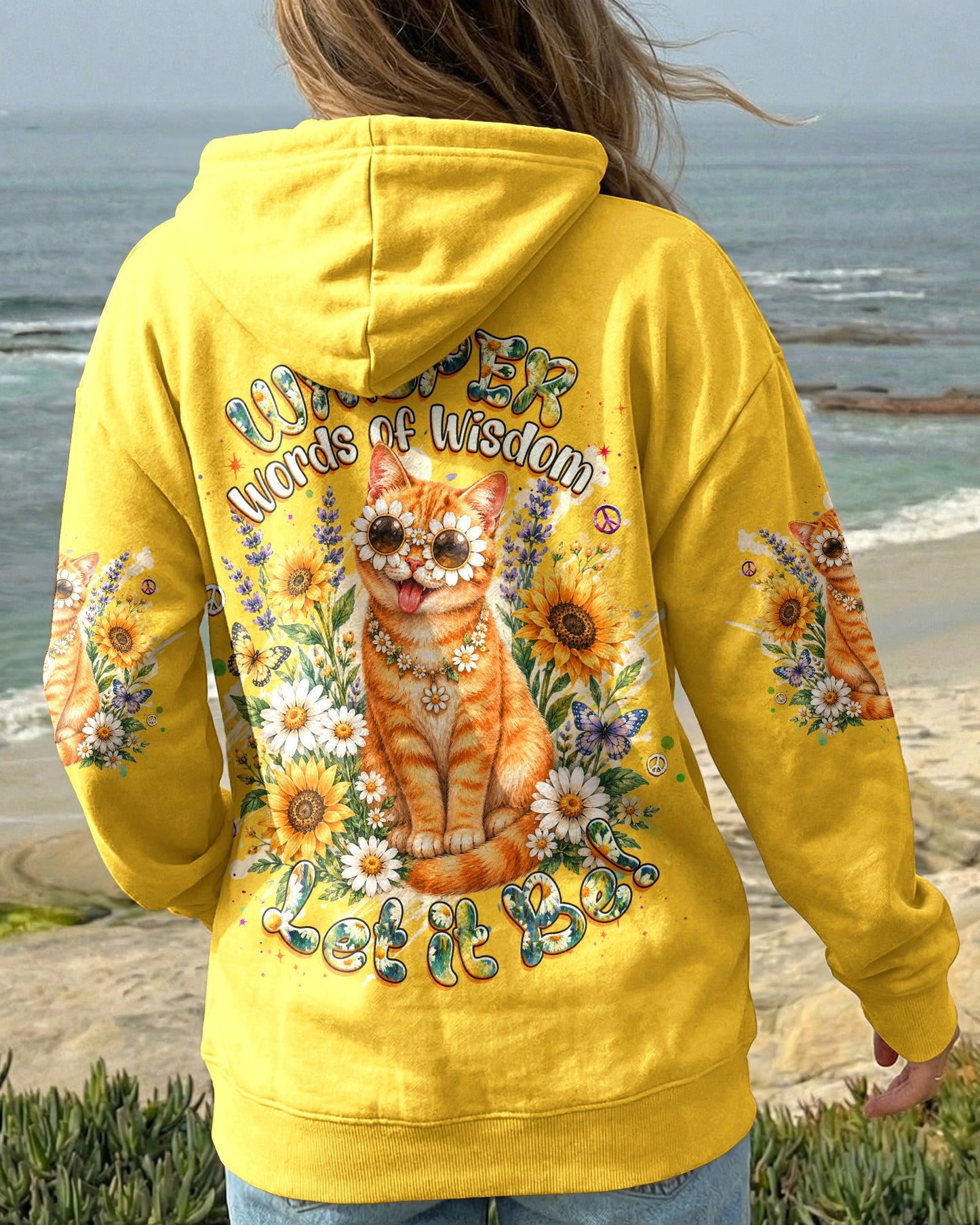 WHISPER WORDS OF WISDOM LET IT BE TABBY CAT ALL OVER PRINT - TLHG1305261