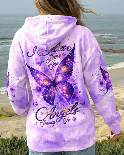 I BELIEVE THERE ARE ANGELS AMONG US BUTTERFLY ALL OVER PRINT - TLHG2906264