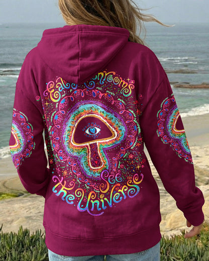 EAT MUSHROOMS SEE THE UNIVERSE COSMIC ALL OVER PRINT – KM1504261