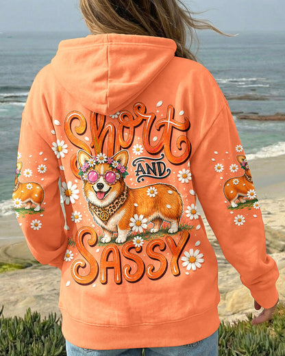 SHORT AND SASSY CORGI DOG ALL OVER PRINT - TLNT0906263