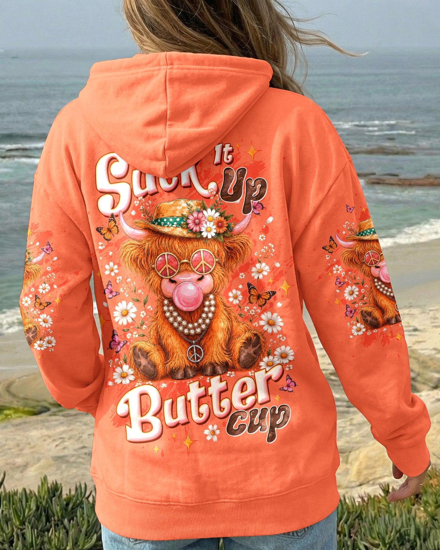 SUCK IT UP BUTTERCUP COW ALL OVER PRINT - TLTW2805261