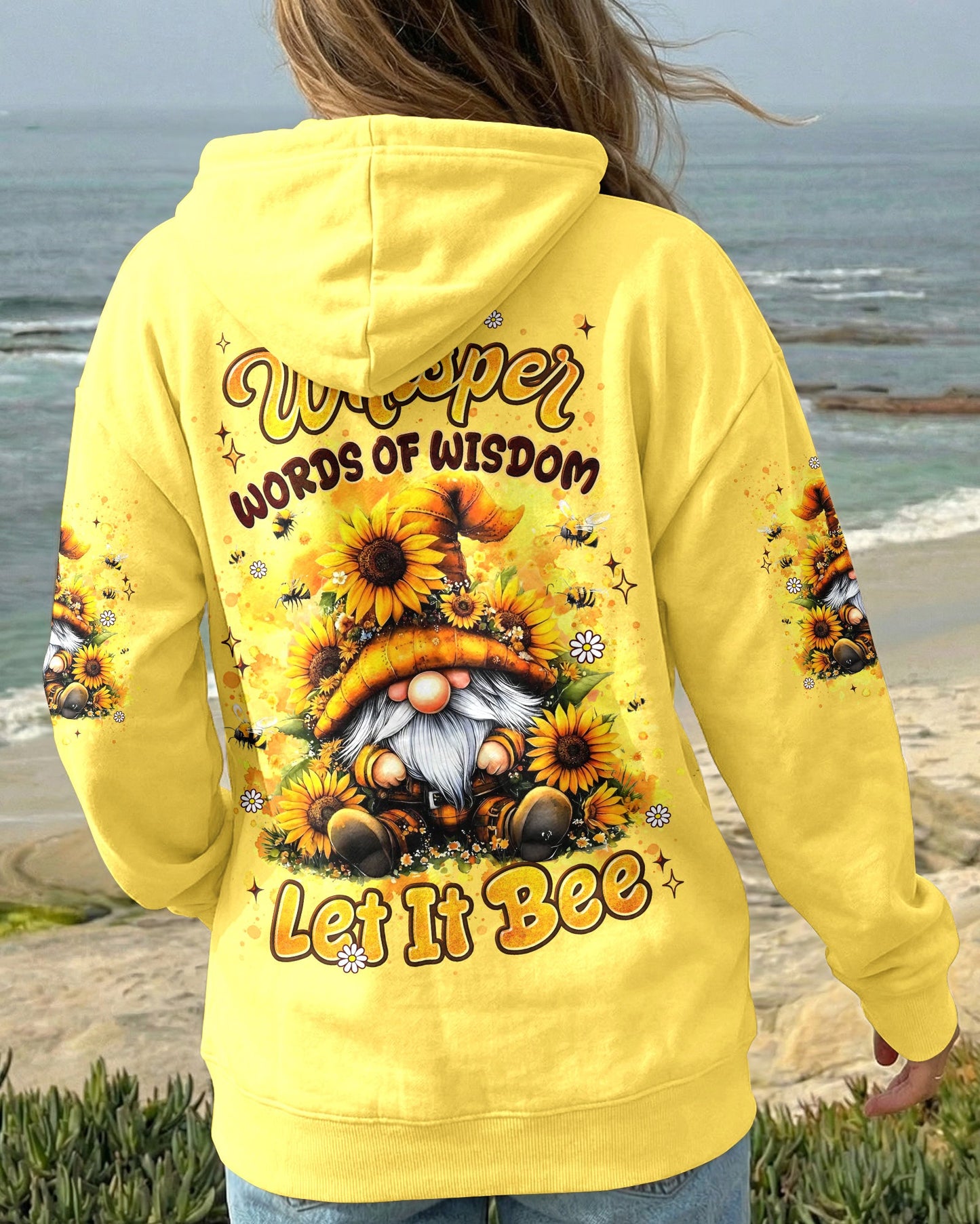 WHISPER WORDS OF WISDOM LET IT BEE GNOME ALL OVER PRINT - TYLN2206262