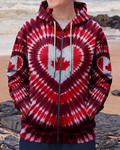 CANADA FLAG HEART ALL OVER PRINT - TYPQ1106261