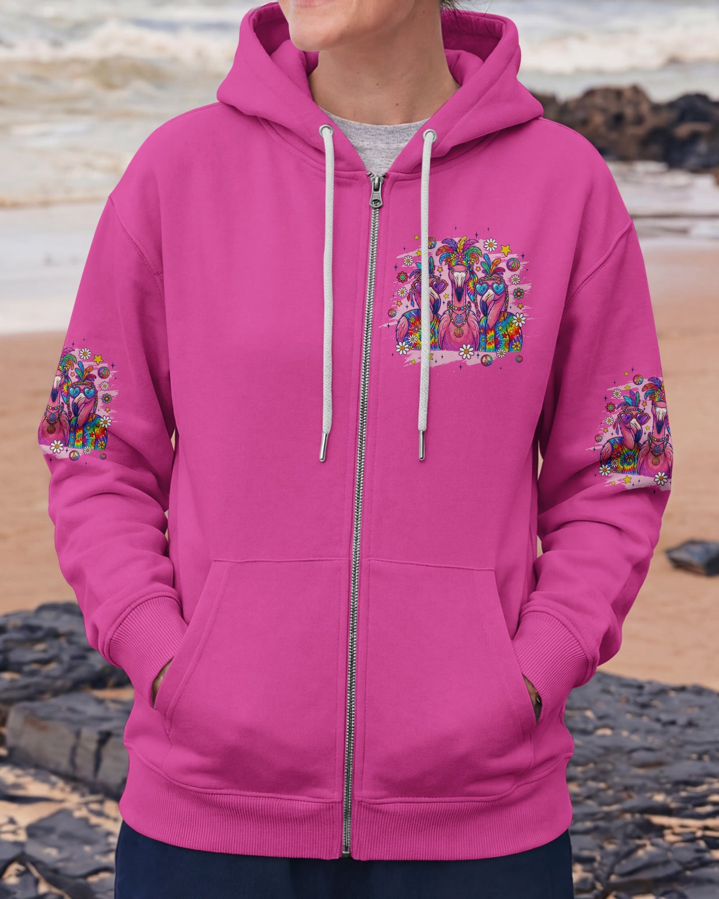 LET'S GO GIRLS FLAMINGO ALL OVER PRINT - TYQY2706261