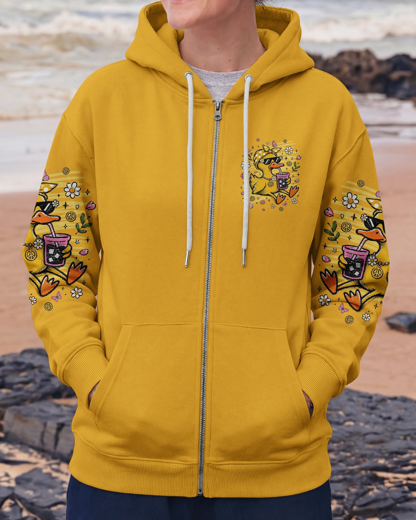 HANG IN THERE DUCK ALL OVER PRINT - TLNT0106263