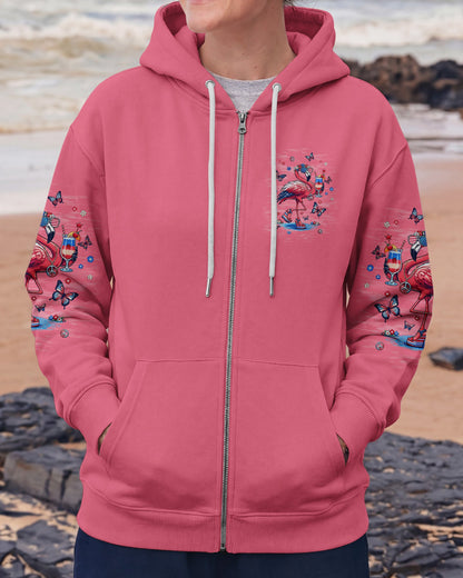 PRETTY IN PINK FLAMINGO STARS AND STRIPES ALL OVER PRINT - TLNT0104262