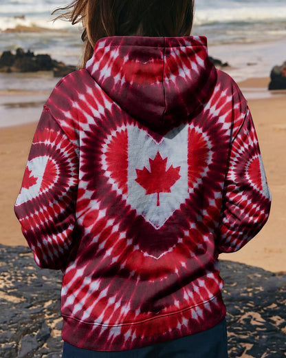 CANADA FLAG HEART ALL OVER PRINT - TYPQ1106261