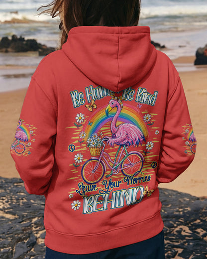 BE HUMBLE BE KIND FLAMINGO ALL OVER PRINT  - TLHG0107264