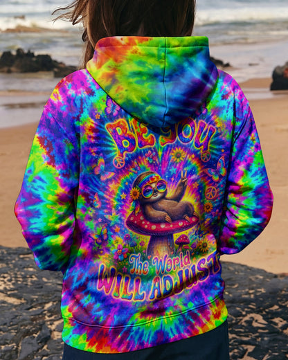 BE YOU HIPPIE SLOTH ALL OVER PRINT - RI0707262