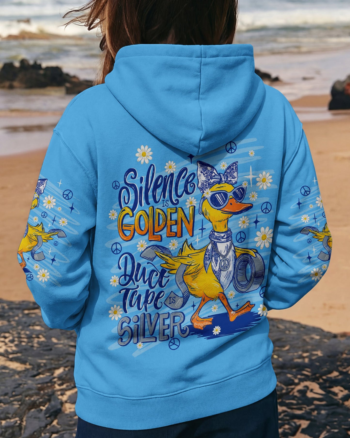 SILENCE IS GOLDEN DUCK ALL OVER PRINT - TLNT0806264