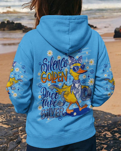 SILENCE IS GOLDEN DUCK ALL OVER PRINT - TLNT0806264