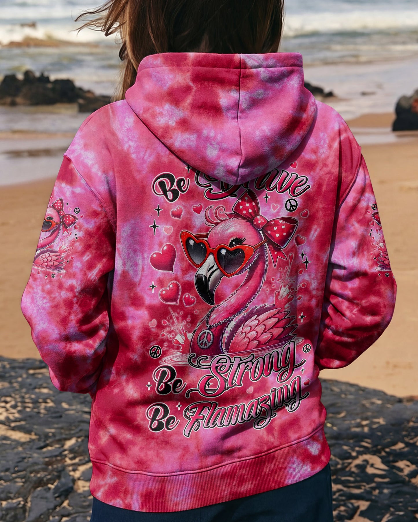 BE FLAMAZING PINK ALL OVER PRINT - TYLN0405261