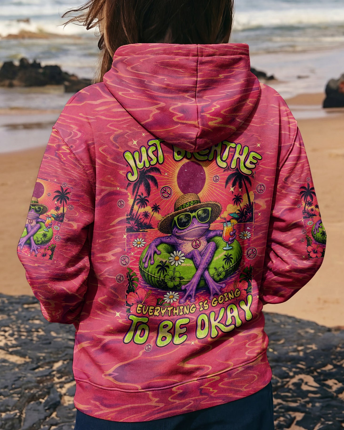 JUST BREATHE FROG ALL OVER PRINT - TYPQ0807261