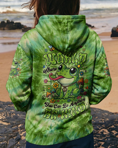 BE KIND FROG GREEN ALL OVER PRINT - TYLN2204262
