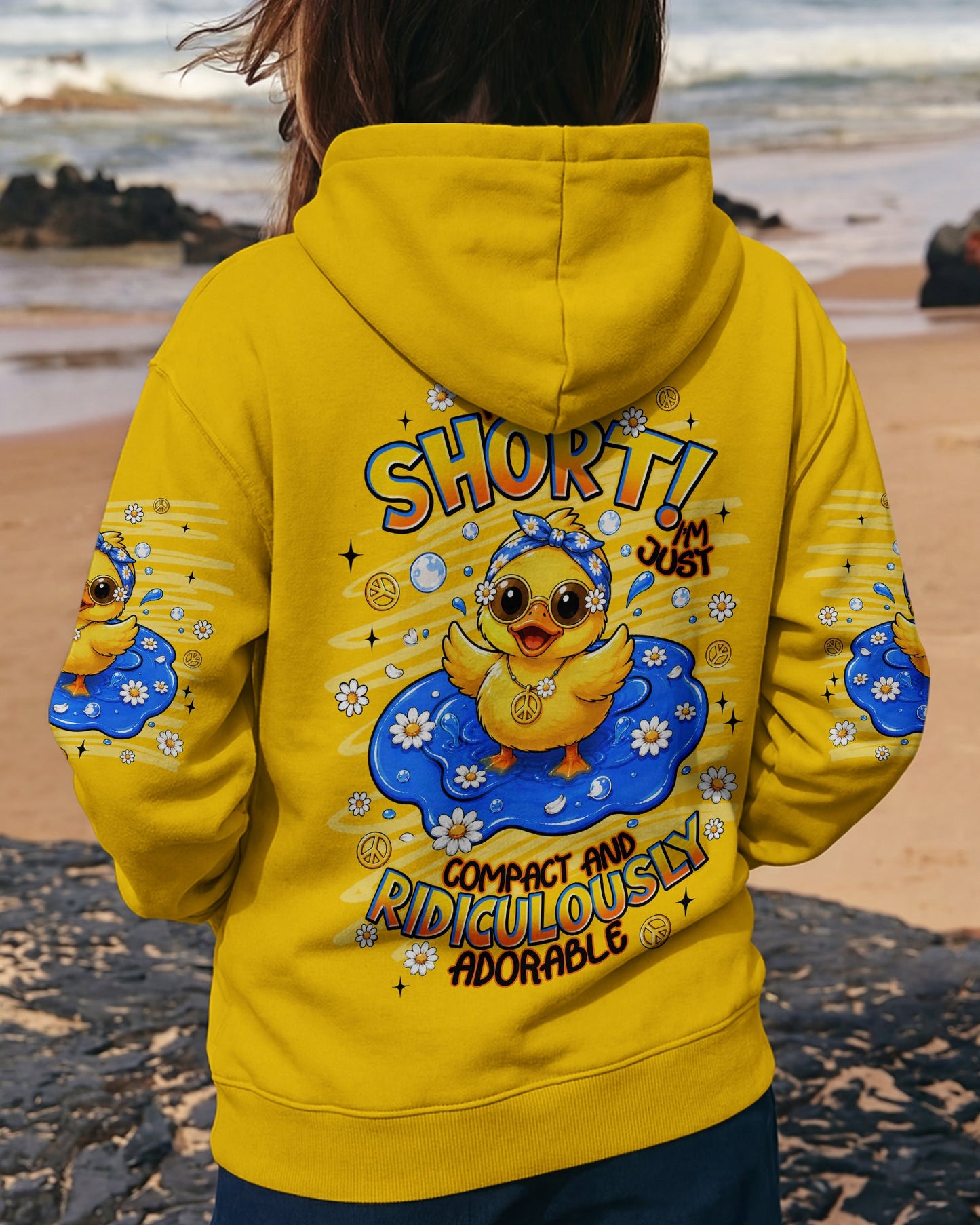 I'M NOT SHORT DUCK ALL OVER PRINT - TLNT2005261