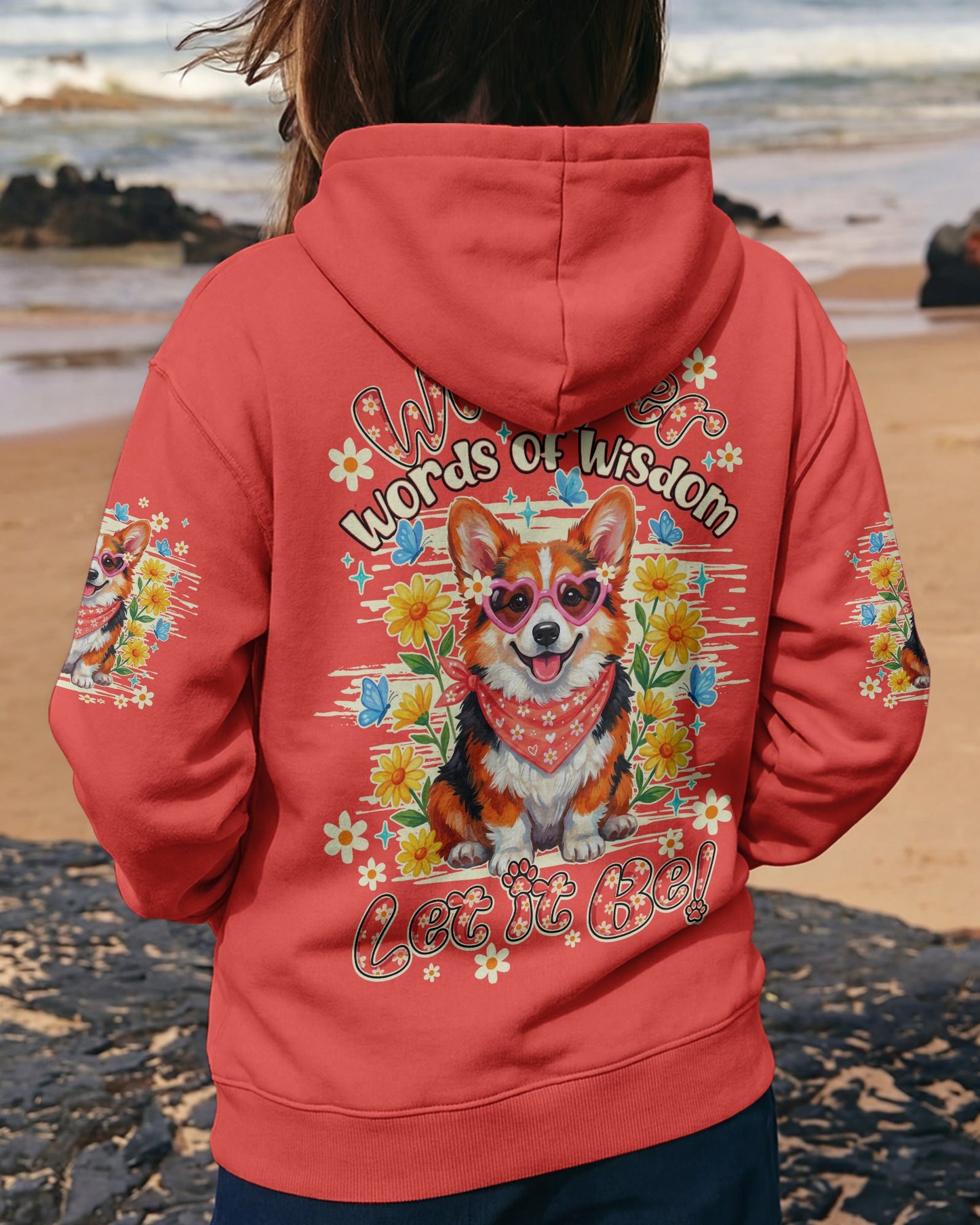 WHISPER WORDS OF WISDOM LET IT BE CORGI ALL OVER PRINT - TY0904262