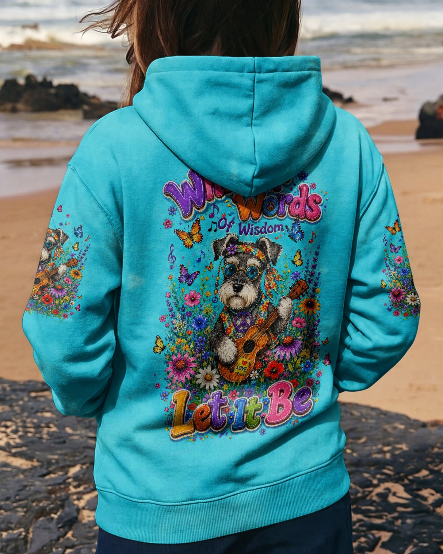 WHISPER WORDS OF WISDOM LET IT BE SCHNAUZER DOG ALL OVER PRINT  - TLTW1405263