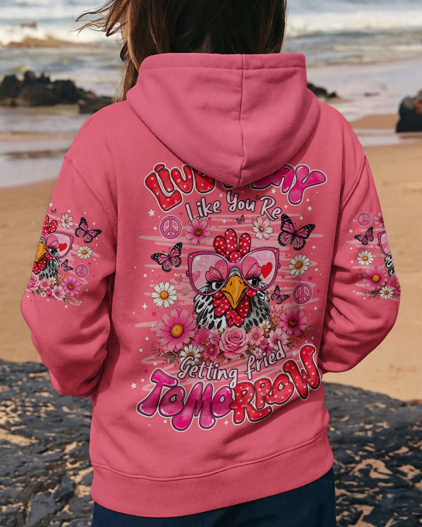 LIVE TODAY CHICKEN  ALL OVER PRINT  - TLNO1006262