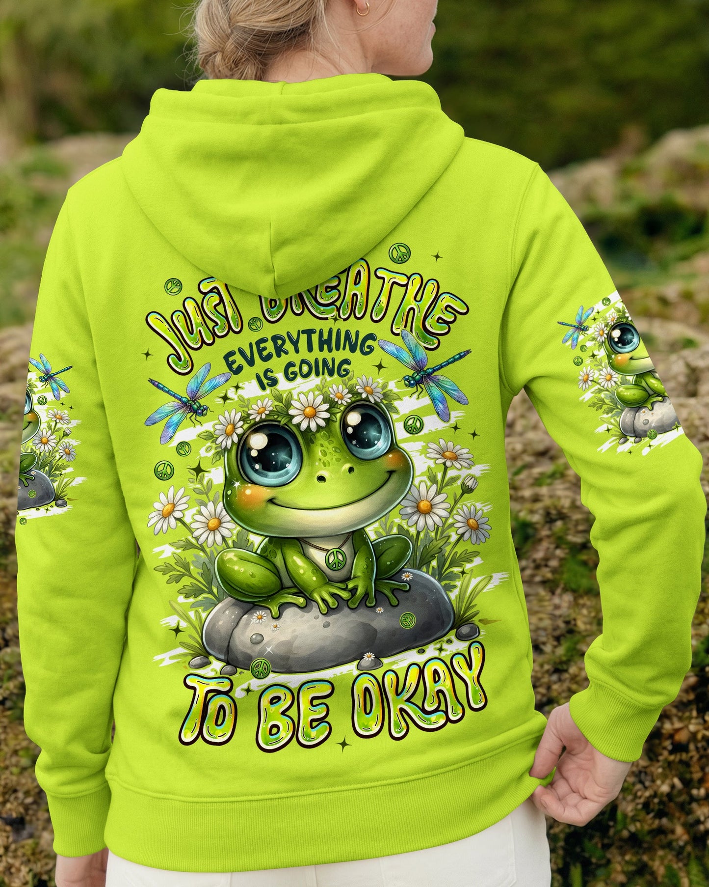 JUST BREATHE FROG ALL OVER PRINT - TYPQ2705261