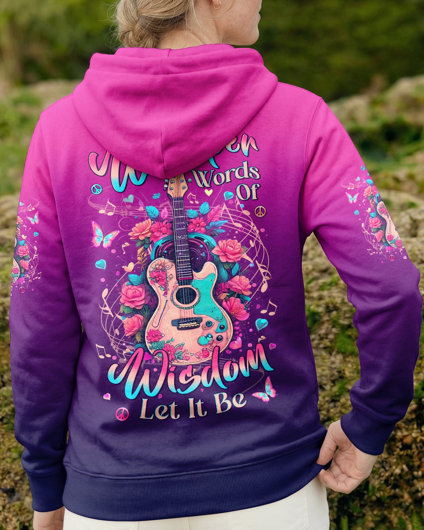 WHISPER WORDS OF WISDOM LET IT BE GUITAR ALL OVER PRINT - TYLN1704261